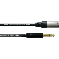 Cable Cordial CFM1.5MV – XLR Macho A Jack Estéreo 1,5 M, Audio Profesional