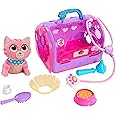 Just Play Disney Junior Doc McStuffins On-the-Go Pet Carrier and Accessories – Whispers, 5.5-inch Plushie, Kids Toys for Ages 3 Up