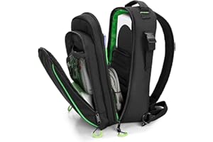 PGmoon Travel Carrying Case Compatible with Xbox Series S, Cross Body Bag for Game Console Storage Travel Bag for Controllers, Cables, Game Accessories (Patent Design)