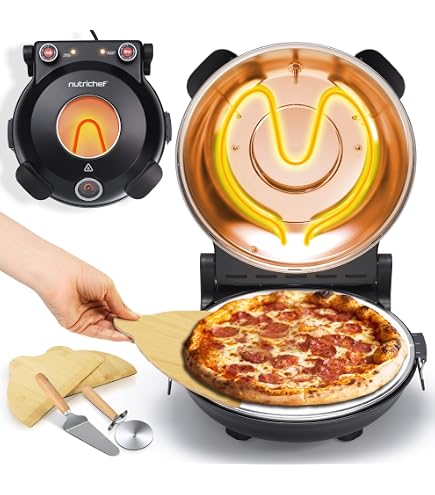 Horno De Pizza De Gas MasterPro - Portátil, 500°C, Incluye Accesorios, Pizza En 60 Segundos