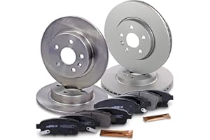 ‎ATEC GERMANY ATEC Germany Bremsenset inkl. Bremsscheiben Vorne Ø 300 mm + Hinten Ø 268 mm + Bremsbeläge vorne und hinten Kompatibel mit CHEVROLET TRAX, OPEL MOKKA/MOKKA X (J13)