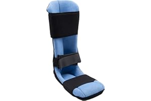 BODY-TEC WELLBEING Ultra Light Adjustable Night Splint Dorsal with Soft Washable Towelling and Foot Wedge (9+)