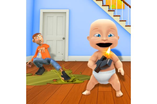 ¿Dónde están tus gemelos, bebé? Bebé y papá: ¡Un simulador de locura para el recién nacido travieso!