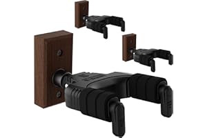 Sondery Supporto Porta Appendi Chitarra da Muro, Gancio Poggia da Parete per Chitarra Elettrica Classica Acustica Basso, Blocco Automatico