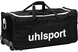 Uhlsport Basic Line 110 L Travel & Team Kitbag - Bolsa de Viaje con Ruedas (Talla XL), Color Negro