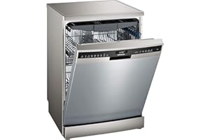 Siemens SN25ZI49CE iQ500 Freihstehender Geschirrspüler / C / 75 kWh / 14 MGD / Zeolith Trocknung / Smart Home kompatibel via Home Connect / glassZone im Oberkorb