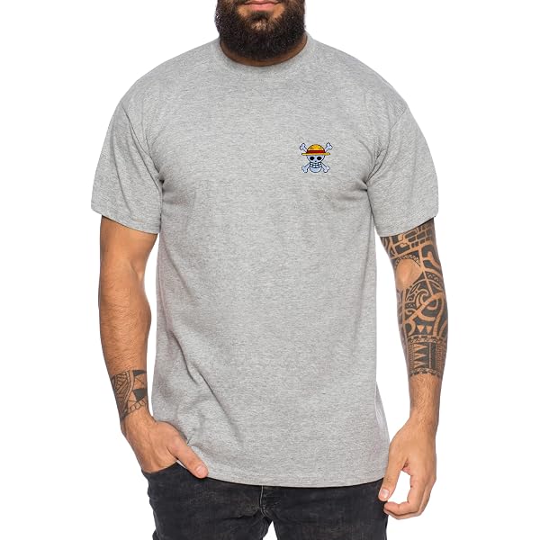 One Piece - Tee Shirt Oversize Large Hybrid Negro Oro