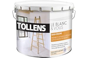 Tollens - Sous Couche - Toutes Pièces -Multi-Supports -Prépare et Optimise Vos Supports - Blanc 10L = 120m2