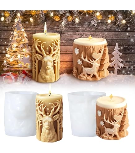 Moule En Silicone 3D En Forme De Gnome De Noël, Moule En Silicone Pour Bougie, Moule En Forme De