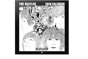 Grupo Erik: Calendario 2026 da Muro The Beatles | Calendario Mensile 2026-30x30cm, Planner 2026 - Mensile da Parete