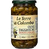 Le Terre di Colombo - Olive Taggiasca Denocciolate - in Olio d'Oliva Extra Vergine (36%) - 500 g