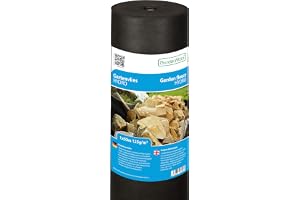 GardenMate 1mx50m Trädgårdsfilt 125g / m² Hydro Premium - Ogrässkydd med mycket hög vattenpermeabilitet - Extremt rivtåligt ogrässkydd i fleecematerial - Hög UV-stabilisering - 1mx50m = 50m²