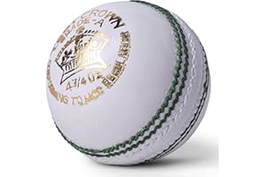 ZIPPER UK Zipper Junior Cricket Ball, Hand-Stitched Leather Youth Cricket Balls 4.75oz Weight