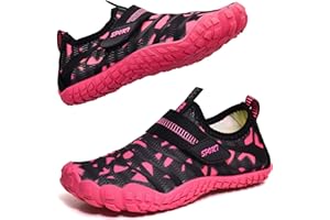 MAXOME Kids Water Shoes Boys Girls Aqua Pool Swim Beach Shoes Kids Barefoot Quick Dry Lightweight Wet Surfing Diving