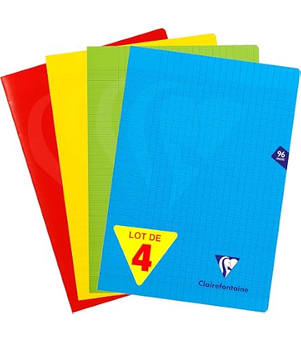 Cahiers Oxford Color Life 2 Lots De 5 Cahiers 96 Pages Grands Carreaux Seyès 24x32 Cm - Neuf