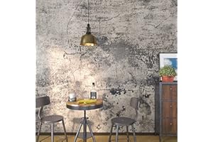 FunStick Carta da Parati Effetto Cemento per Mobili 60CM x 5M Pellicola Adesiva Vinile Autoadesiva Industriale Opaco Foglio Decorativo Spessa per Pareti Armadio Tavolo Cassetto Piani di Lavoro