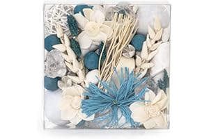 ANDALUCA Maison Box Fragrance Potpourri Decorative Vase & Bowl Filler Home Décor (Linen Breeze)