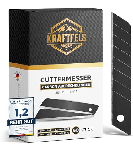 Pack De 5 Cuchillas De Repuesto Para Cortador De Alfombras TOPEX - 52 Mm, Gancho, Para Uso DIY