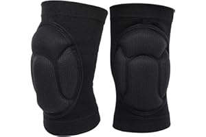 JYNLJKBF Ginocchiera Sportiva Compressione Nero Protezione Del Ginocchio Ginocchiere Multifunzione Ginocchiere Da Lavoro 1 Paio Per Inginocchiarsi Pallavolo Arte Marziale Camminare Danza Giardinaggio