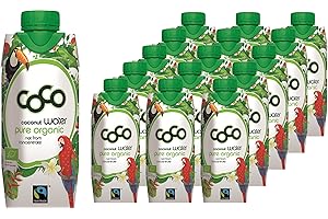 ‎DR. ANTONIO MARTINS Dr. Antonio Martins - Coconut Water Pur | 100% Bio-Cocoswasser I Natürlich Erfrischend I Ohne Zusatzstoffe I Vegan I Bio | FAIRTRADE (15x 330 ml)