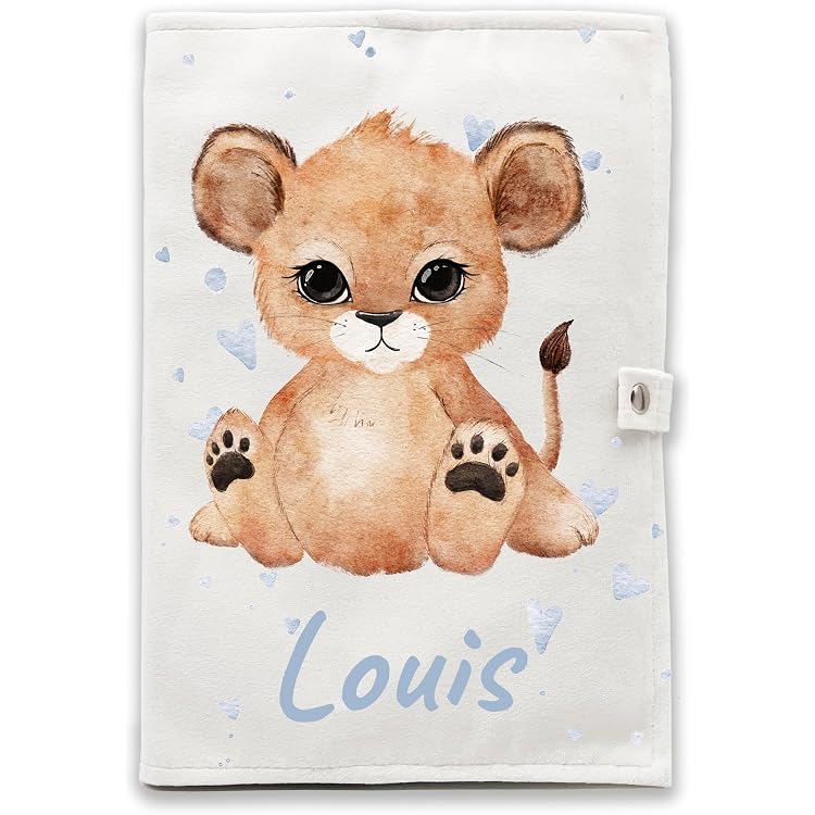 Protège Carnet De Santé Personnalisé Bébé - Motif Lapin - PVC Souple, Prénom Personnalisé - Cadeau Naissance Original - Fabriqué En France