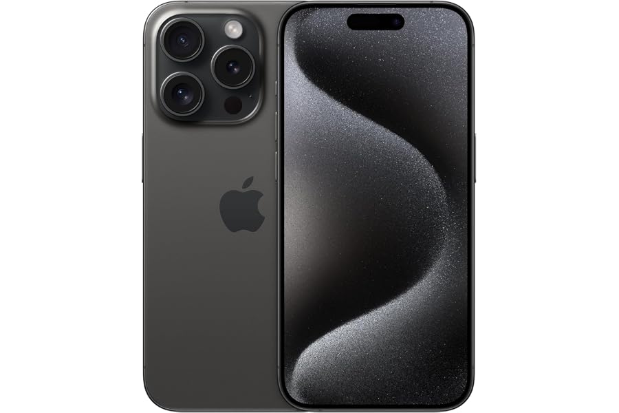 Apple iPhone 15 Pro 256 GB - Titan Schwarz (Generalüberholt)