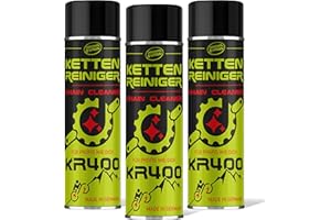 Syprin Nettoyeur de chaîne de vélo - Produit de qualité supérieure pour VTT, vélo électrique et vélo de route - Produit de qualité supérieure - Fabriqué en Allemagne - 3 x 500 ml