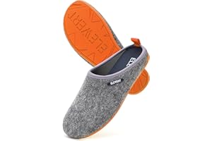 ELEWERT® Zapatillas Barefoot de estar por casa | Pantuflas antideslizantes de hombre y mujer | Slippers hechas en España | Plantilla extraíble | EU 37-47