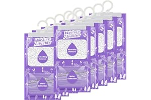 Boadw 10 x 230 g, deumidificatore sospeso, con profumo, assorbitore di umidità per cantina, camera da letto, lavanderia, anti-umidità, anti-muffa, sacchetto di essiccante – lavanda