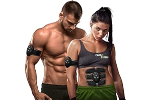 RACKIT Ab Trainer | Muscle Stimulator | EMS Ab Toner Belt & Muscle Toner | Booty Trainer | Home Fitness Device | Ab Machine | Ab Trainer | Abs Trainer Muscle Stimulator | Stomach Exercise Equipment