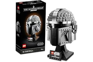 LEGO Star Wars The Mandalorian Helmet Model Building Kit, Collectible Display Set for Adults, Gift Idea for Men, Women, Him or Her 75328