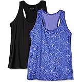 Amazon Essentials Canotta Vogatore Tecnica Elasticizzata (Disponibile in Taglie Forti) Donna, Confezioni Multiple