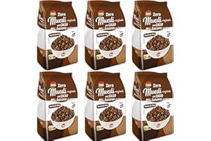 CERREFIT HEALTH & FITNESS Muesli Crujiente Chocolate Zero - Esgir - Pack 6 Muesli Crujiente Chocolate Zero