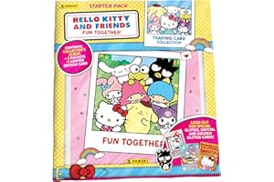 Panini Hello Kitty & Friends Trading Cards Pack de démarrage (1 classeur + 2 Pochettes Premium + 1 Carte édition limitée + 1 Porte-Cartes)