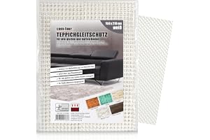 COM-FOUR® Halkskyddsmatta för mattan, mattunderlag 210x150 cm, mattstopp