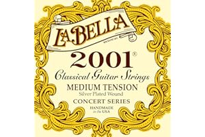 LA BELLA Labella L2001MT Concert Série Jeu de Cordes pour Guitare Medium Tension