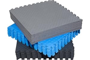 Fitem - Baldosas de Espuma EVA Premium & Ambiental, Alfombra puzle, protección de Suelo, Deporte, Piscina, Crossfit, musculación - Gym, jardín, Interior - Exterior, 60 x 60 x 1 cm, Gris-12pc