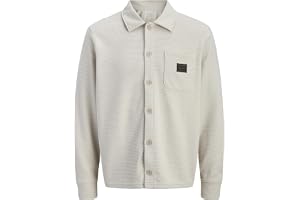JACK & JONES Jjwaffle Daytona Sweat Overtröja för män