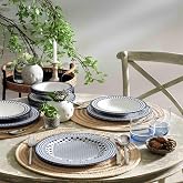 Pierre Cardin Porcelain Simone Dinnerware Multi Color 6 Persons, 6 Ki I 24 Par A Multi Color