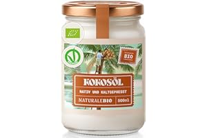 ‎NATURALEBIO NaturaleBio Bio Kokosöl 500ml Nativ. Kaltgepresst und Rein. Kokosöl bio kaltgepresst Herkunftsland Sri Lanka. Organic Raw Virgin Coconut Oil.