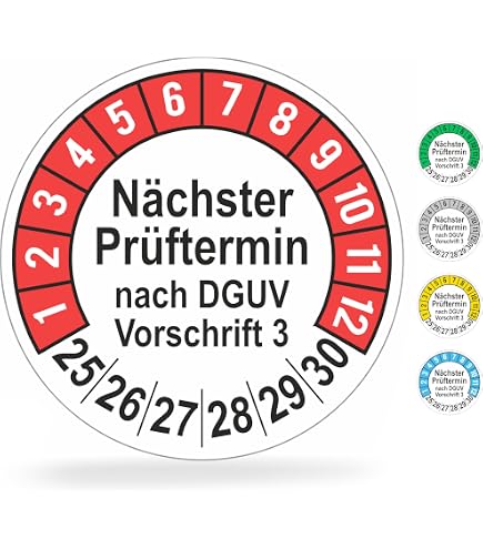 Prüfplaketten - Günstig Kaufen - Böttcher AG