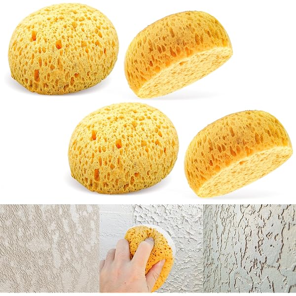 Orange Peel & Knockdown Texture Combo Sponge – Easy Wall & Ceiling Repair