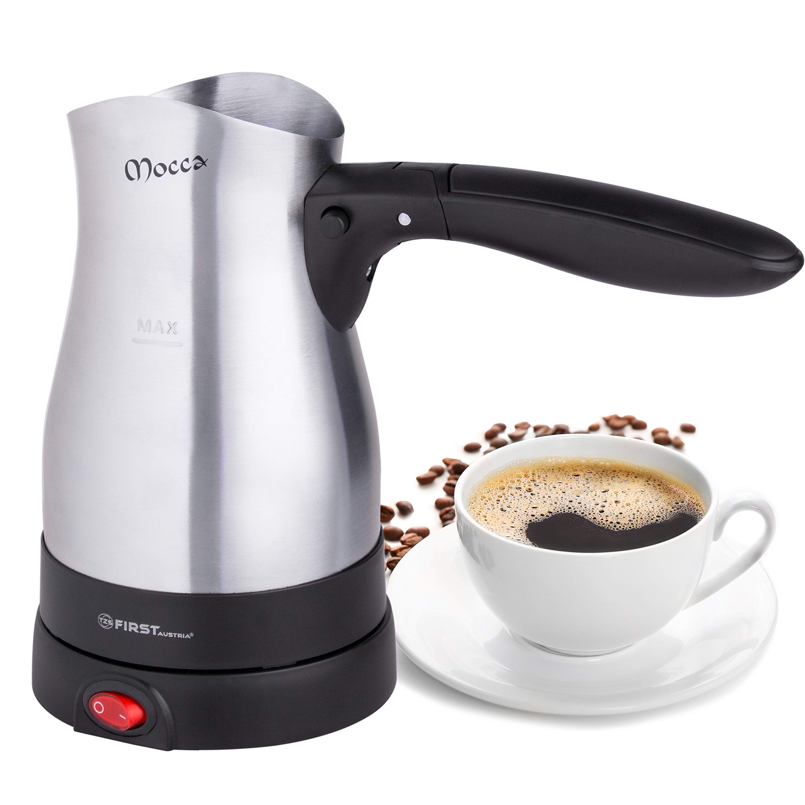 TZS-First-Austria-035-Liter-elektrischer-Trkischer-Kaffeekocher-800W-Mokkakocher-Espressokocher-Wasserkocher