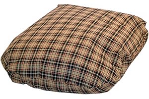 Danish Design Classic Cream Check Cotton Fully Washable Dog/Puppy Bed Duvet Cover Small 48 x 63cm