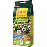 Seramis Pflanz-Granulat als Pflanzenerden-Ersatz für Beet-, Balkon- und Kübelpflanzen, Inkl. 4 Wochen Start Düngung, Ton-Farb