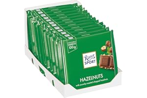 Ritter Sport Milk Chopped Hazelnut 100g (Pack of 12)