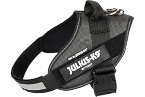 JULIUS K-9 Harnais IDC Power, Taille: 0/M, 2TON (Noir-Gris)