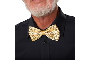 dressforfun 901019 Pailletten Fliege für Damen und Herren, Glitzer Schleife in Einheitsgröße, Bow Tie für Party Kostüm Fasching Karneval Zubehör Accessoire - diverse Farben -