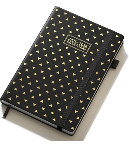 Leuchtturm1917 A5 Medium Hardcover Weekly Planner & Notebook 2025 - View #2