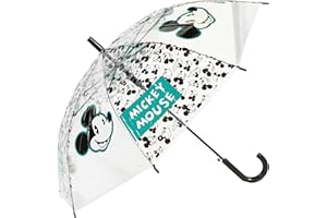 EPLUSM Paraguas automático para niños con licencia oficial de 75 cm para niñas y niños, patrulla de la canina, Disney Mickey Minnie Mouse Frozen